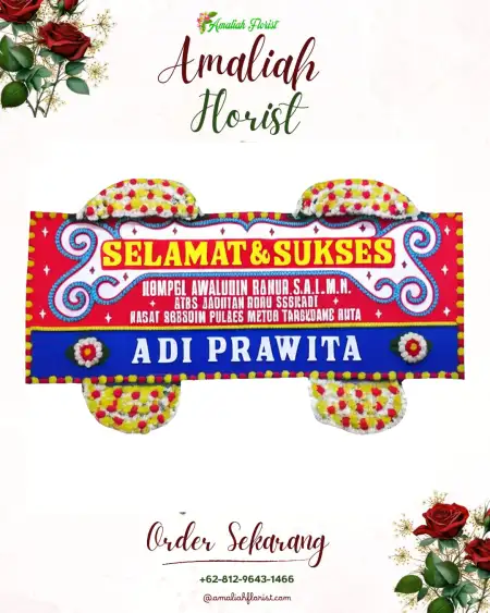 Papan Bunga Ucapan Selamat Wirobiting